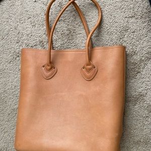 LLBEAN Leather Travel Tote